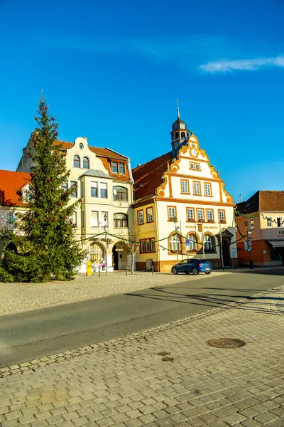 Yukarı Franconian spa kasabası Bad Rodach - Bavyera - Almanya