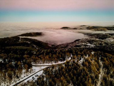 Evenings worth seeing on the Groer Inselsberg near Brotterode in the Thuringian Forest - Thuringia - Germany clipart