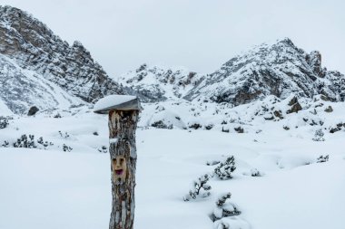 Güney Tyrolean bölgesinde, Peder Dağı Hanı - Güney Tyrol - İtalya