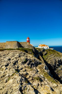 Sagres yakınlarındaki Cabo de So Vicente 'deki Avrupa anakarasının güney-batı ucuna seyahat ediyoruz.
