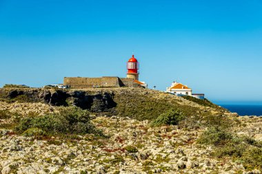 Sagres yakınlarındaki Cabo de So Vicente 'deki Avrupa anakarasının güney-batı ucuna seyahat ediyoruz.
