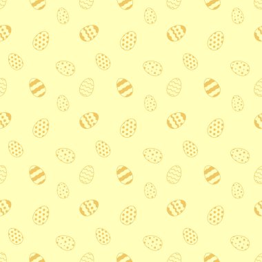 Kusursuz süs desenli Paskalya Yumurtaları, Vektör.