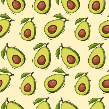 Sarı muzlu, ananaslı ve nane yeşili arkaplanlı sulu çilekli kusursuz desen. Güzel vektör arkaplanı. Parlak yaz meyveleri çizimi. Kumaş ve dekor için meyve karışımı tasarımı.