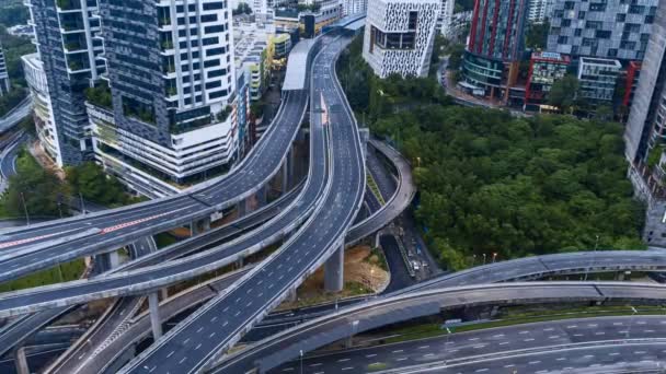 Kuala Lumpur Malaysia Dec 2022 Timelapse Footage Dash Highway Damansara — Vídeo de Stock