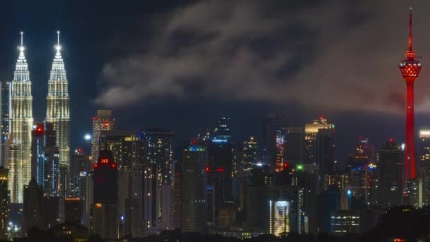 Kuala Lumpur Malaysia January 2023 Time Lapse Uhd Footage Cityscape — Vídeo de Stock