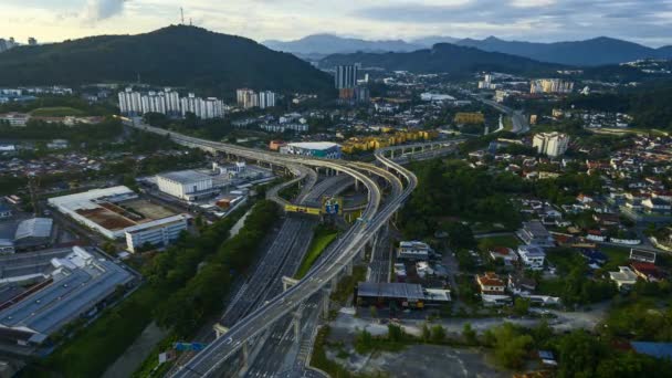 Kuala Lumpur Malaysia May 2023 Timelapse Footage View Genting Caption — Stock Video