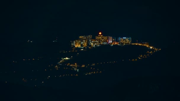 Гентинг Хайлэндс Малайзия Мая 2023 Года Съемки Ночного Тематического Парка — стоковое видео