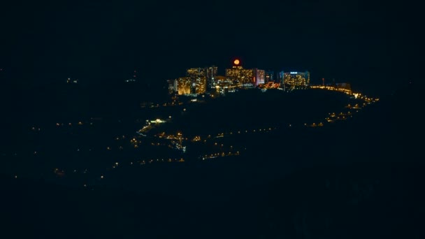 Гентинг Хайлэндс Малайзия Мая 2023 Года Съемки Ночного Тематического Парка — стоковое видео