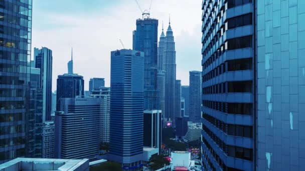 Kuala Lumpur Malaysia Sept 2023 Time Lapse Footage Kuala Lumpur — Stock Video
