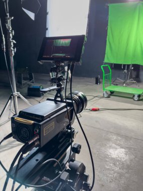 Kyiv, Kyiv bölgesi, Ukrayna - 31 Ocak 2024: Video kamera Phantom Hd Gold, yakın plan. Görüntü yönetmeni için profesyonel ekipman, film teknolojisi