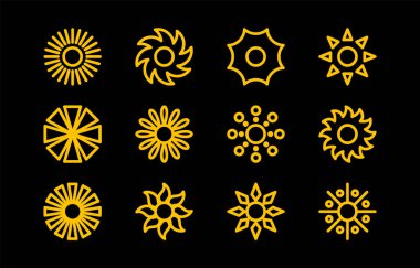 logo _ ve _ simge _ set-sun-simge logosu _ ve _ simge _ set-sun-simgesi