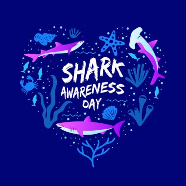 Köpekbalığı koruma illüstrasyonu köpekbalığı koruma illüstrasyonu