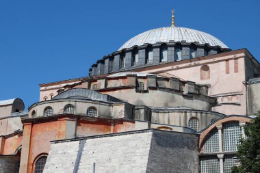 Ayasofya kutsal yeri. Tarihi bina detayları.