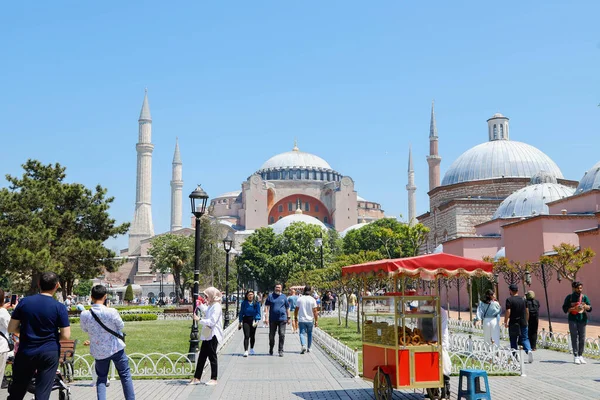 Hagia Sophia Heiliger Ort Und Platz Lieblingsplatz Der Touristen — Stockfoto