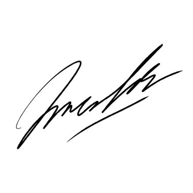 Fikirleri özetleyen bir harf. Alfa kanallı vektör. I harfi ile başlayan soyut imza fikri Fırça kalemiyle yapılmış bir resim. Raster dosya tipleri için siyah yazı rengi ve beyaz arkaplan ve vektör dosyaları için alfa kanalı.