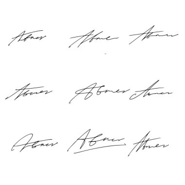 Harf A İmza Fikirleri