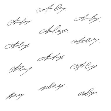 Harf A İmza Fikirleri