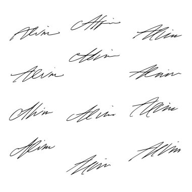 Harf A İmza Fikirleri