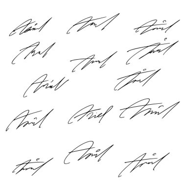 Harf A İmza Fikirleri