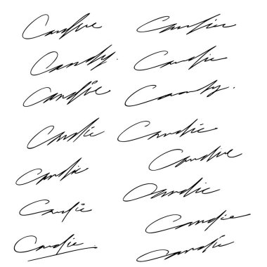 C Harfi İmza Fikirleri