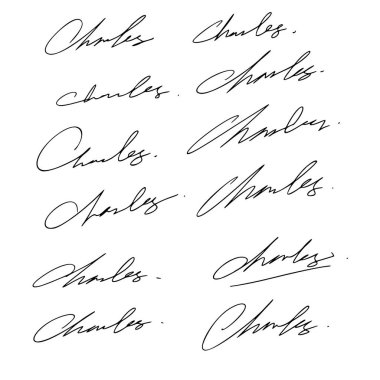 C Harfi İmza Fikirleri