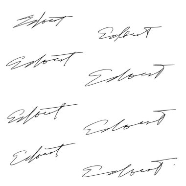 E Harfi İmza Fikirleri