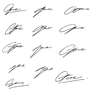 G Harfi İmza Fikirleri