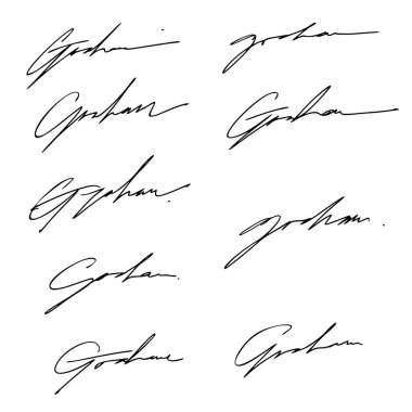 G Harfi İmza Fikirleri