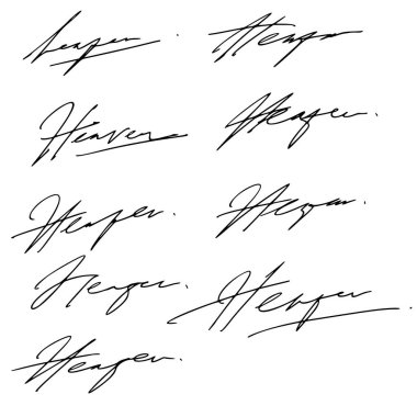 H Harfi İmza Fikirleri