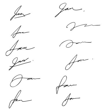 Birinci harf İmza Fikirleri