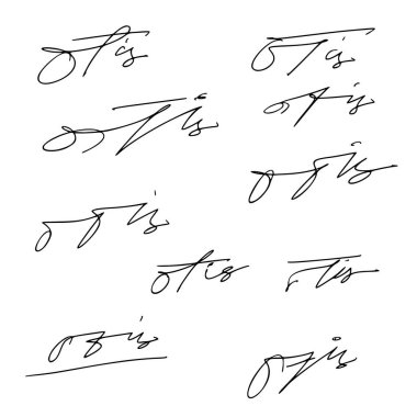 O Harfi İmza Fikirleri