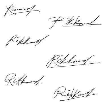 Harf R İmza Fikirleri