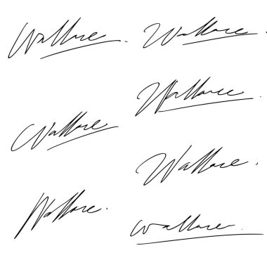 W Harfi İmza Fikirleri