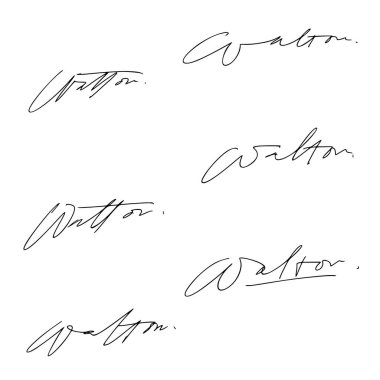 W Harfi İmza Fikirleri