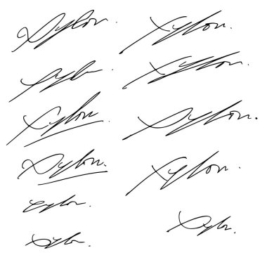 Harf X İmza Fikirleri