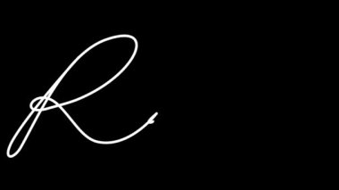 Rusya 'nın adı el yazısıdır. Video kare kare canlandırılmıştır. Video materyali veya hareket grafikleri olarak kullanılabilir.