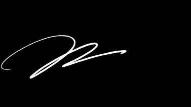 Meksika 'nın ismi elle yazılmış. Video, şeffaf bir arkaplan ile kare kare yapılır.