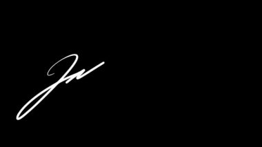 Şehir isimleri yazmanın animasyonu. Jakarta şehri için tasarım. Video, şeffaf bir arkaplan ile kare kare yapılır.