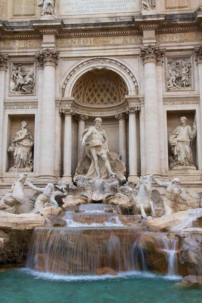 Trevi Fontein Rome Italië — Stockfoto