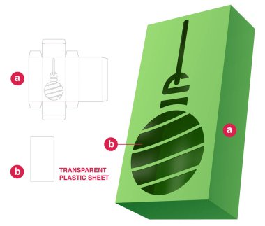 Noel kutusu öldü. Şablon kesildi ve 3B maketi yapıldı.