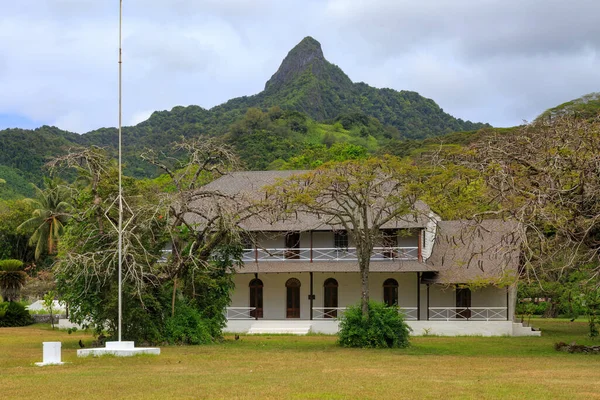 Pare Tane Palace Edificio Histórico Isla Tropical Rarotonga Las Islas — Foto de Stock