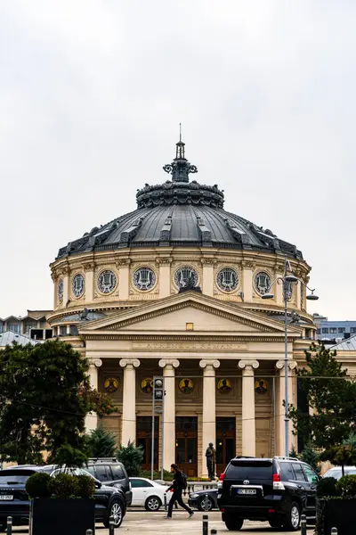 Historic Building Architecture Bucharest Romania 2022 — Stockfoto