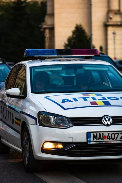 Romanian Police Car Politia Rutiera Bucharest Traffic Romania 2022 — Stock Photo, Image