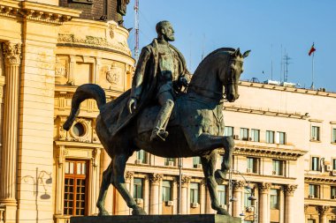Bükreş 'teki Calea Victoriei' de bulunan Ulusal Kütüphane
