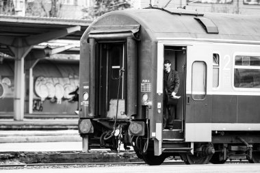 Bükreş Kuzey Tren İstasyonu (Gara de Nord Bükreş) Romanya, 2023