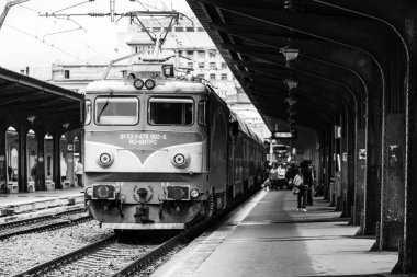 Bükreş Kuzey Tren İstasyonu (Gara de Nord Bükreş) Romanya, 2023