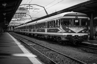 Bükreş Kuzey Tren İstasyonu (Gara de Nord Bükreş) Romanya, 2023