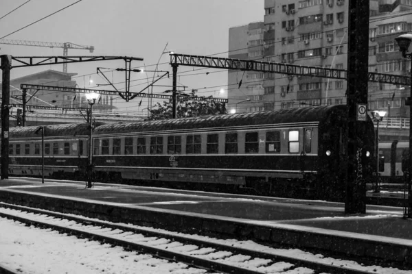 Gare Bucarest Nord Gara Nord Bucarest Roumanie 2023 — Photo