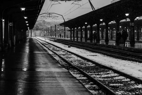 布加勒斯特北站 Gara Nord Bucharest 罗马尼亚 2023年 — 图库照片