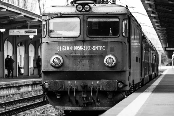 Bükreş Kuzey Tren Stasyonu Gara Nord Bükreş Romanya 2023 — Stok fotoğraf